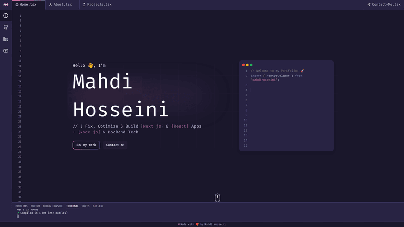 Personal Portfolio Website